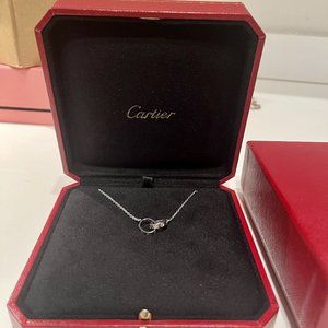 Cartier white gold love necklace